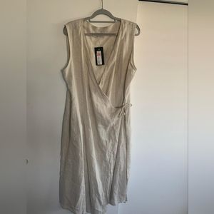 Bryn Walker Natural Linen Dress